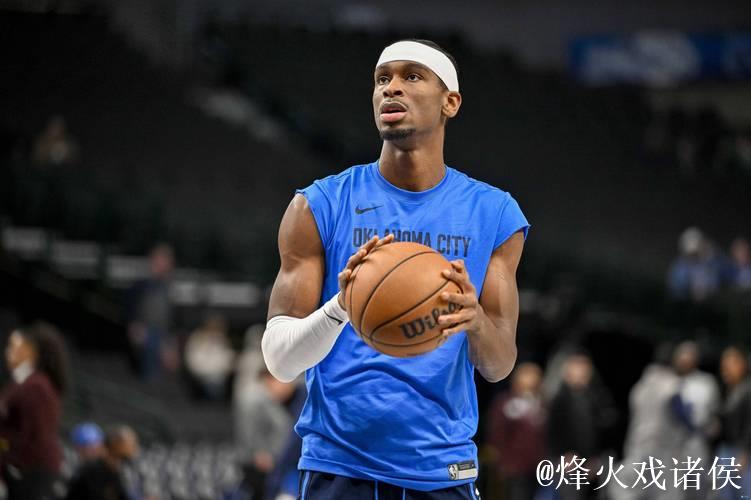 亚历山大狂砍34分全能表现助雷霆大胜马刺